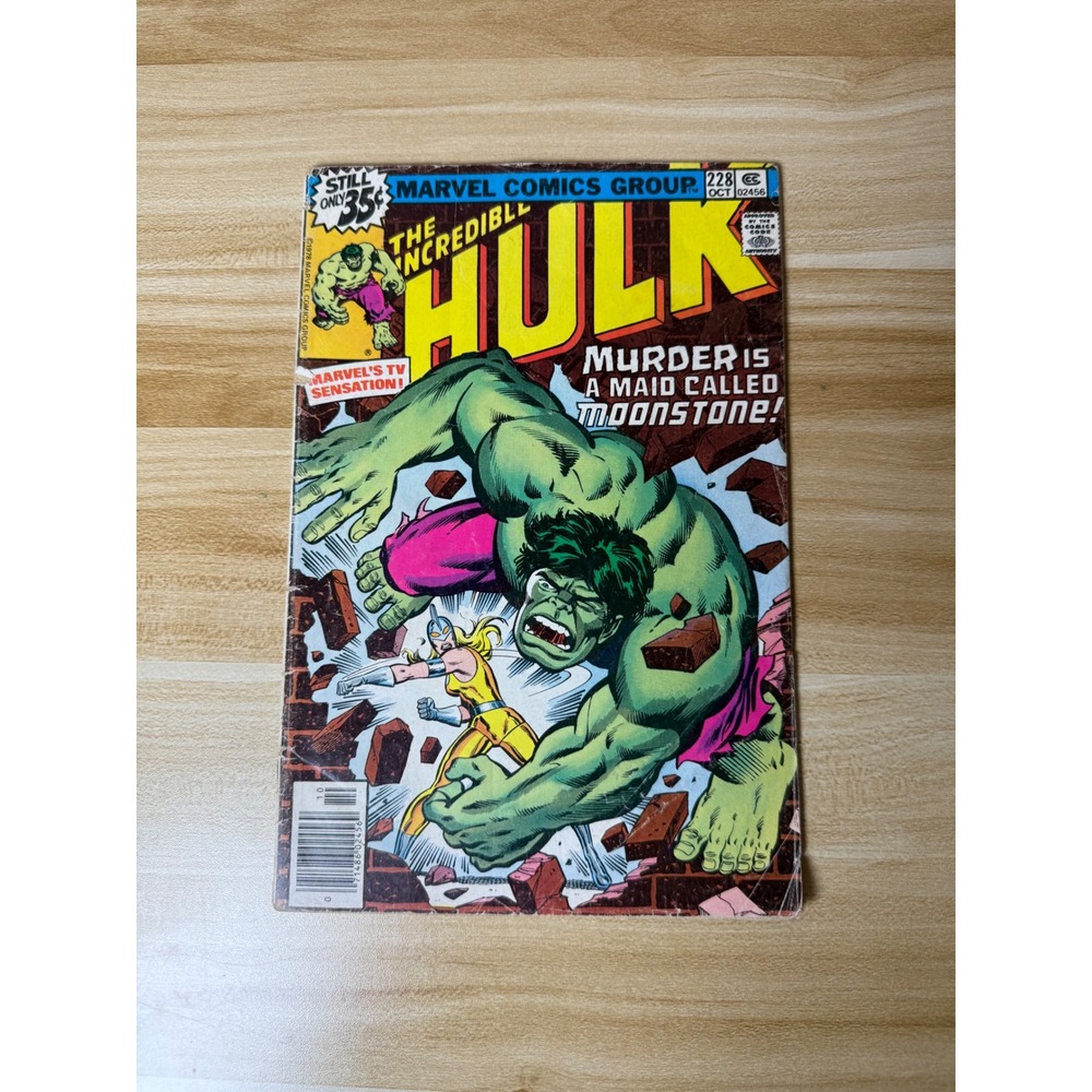 Incredible Hulk #228 Marvel Comic Book October 1978 Moonstone‎